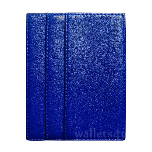 Magic Wallet, blue leather, multi card - MC0257